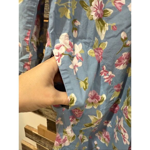 Ella Simone Cotton Robe pockets size medium - Picture 4 of 8